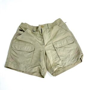 COLUMBIA Tan PFG Cargo Fishing Shorts 34W/6L BOAT/FISHING